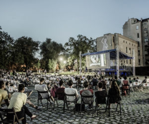 Kino plenerowe na Wyspie Słodowej