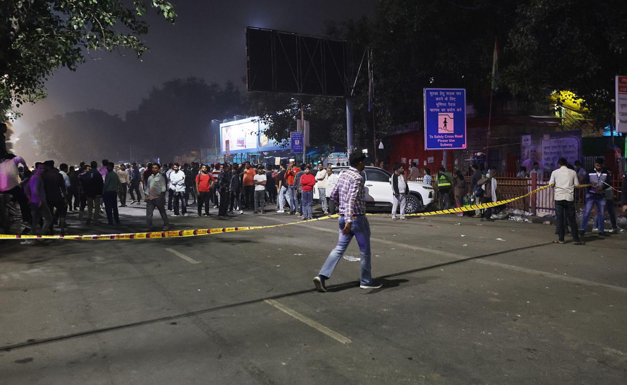 Wybuch samochodu w Nowym Delhi