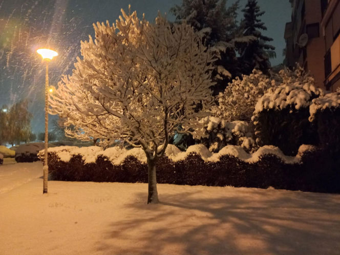 Leszno pod śniegiem. Kolizje na drogach i opóźnienia autobusów