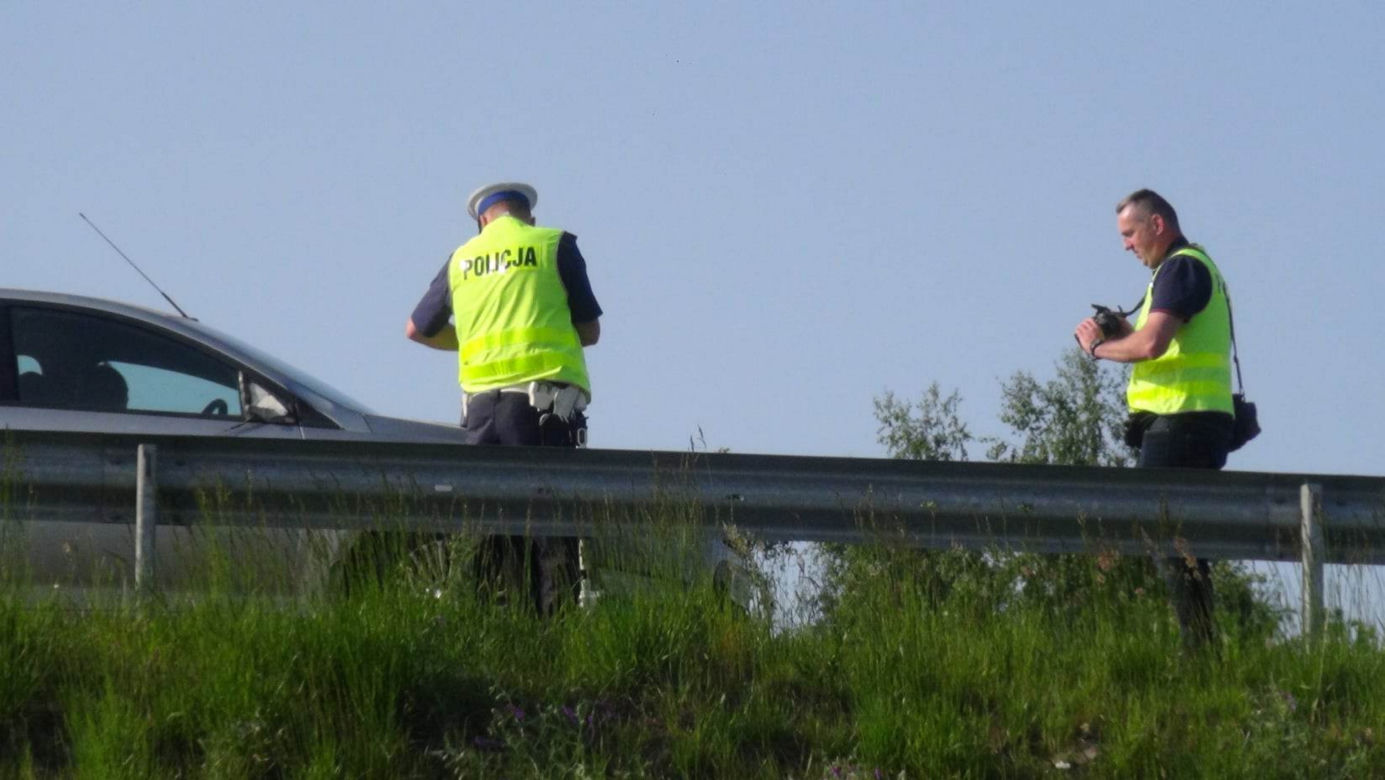 A2 pieszy potrącony na autostradzie