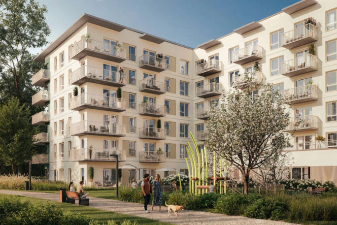 Wrocławskie osiedle mieszkaniowe Przy Parku Vita