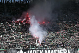 Kibice Śląska Wrocław żegnają Jacka Magierę