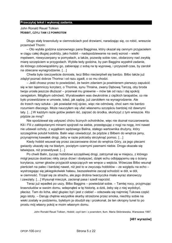 Próbny egzamin ósmoklasisty 2025: polski odpowiedzi, zadania, arkusze CKE, pytania