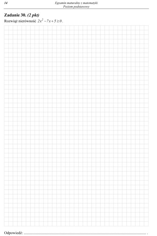Matura z matematyki 2013
