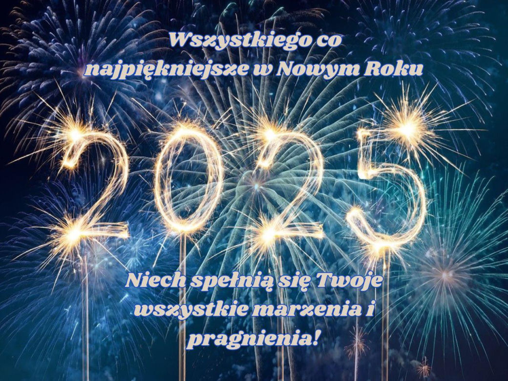 kartki z życzeniami Nowy Rok 2025