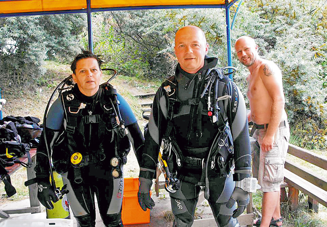 Rozerwało go pod wodą