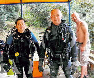 Rozerwało go pod wodą
