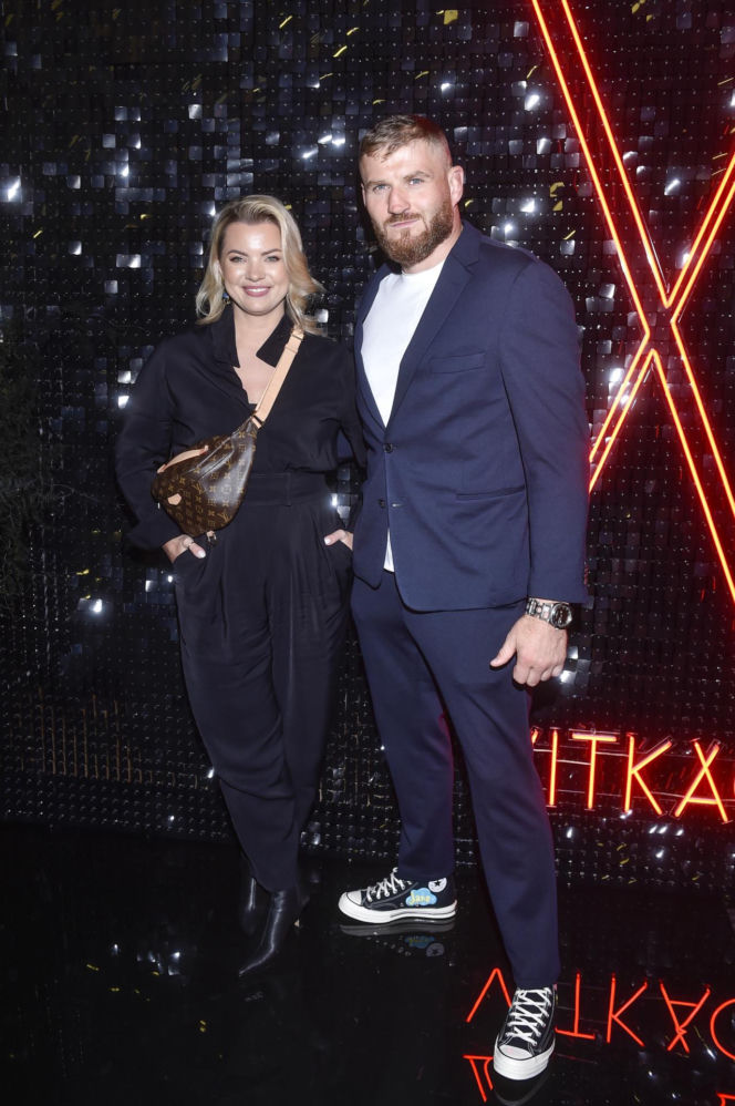 Jan Błachowicz z partnerką i synem