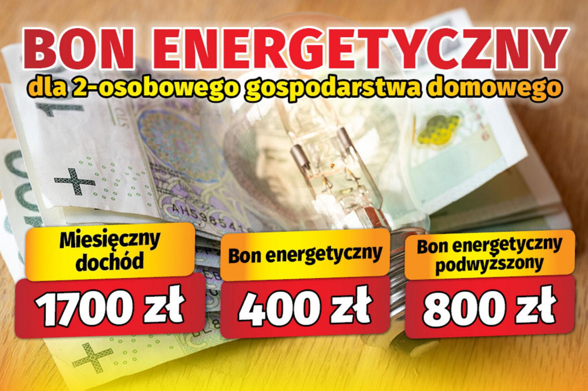 Bon energetyczny dla 2-osobowego gospodarstwa domowego