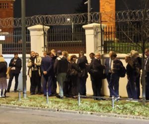 Spotkanie polityków PiS w siedzibie na ul.Nowogrodzkiej