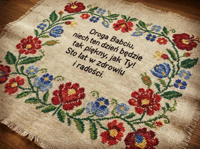 Kartka z życzeniami na Dzień Babci 2026