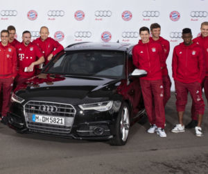 Robert Lewandowski, nowe samochody Audi dla piłkarzy FC Bayern