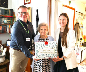 Z prezentami świątecznymi u Powstańców Warszawskich