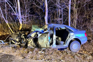 Kierowca cudem uszedł z życiem