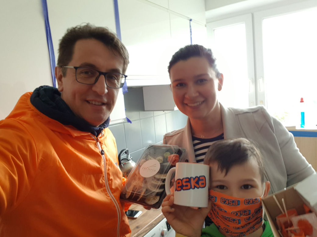 Czternasty dzień Eska dowozi w Olsztynie. Wizyta u Magdy w Olsztynie 