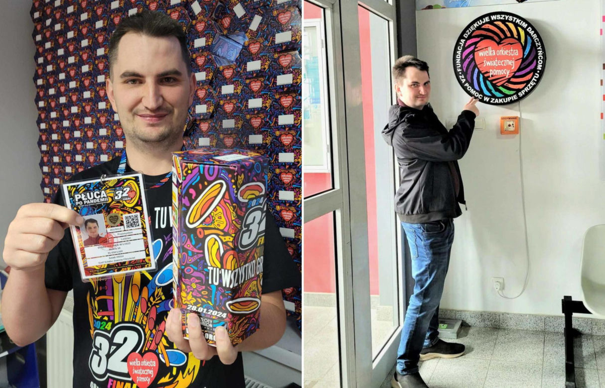 Choruje od dziecka, ale co roku znajduje siły by zbierać pieniądze na WOŚP. „Widzę, jak ważna jest ta pomoc”