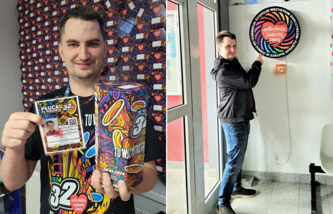 Choroba go nie złamie! Niezwykły wolontariusz  z Łodzi. Pan Przemysław zagra z WOŚP już 15. raz