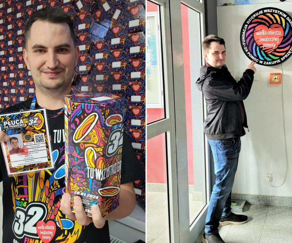 Choruje od dziecka, ale co roku znajduje siły by zbierać pieniądze na WOŚP. „Widzę, jak ważna jest ta pomoc”