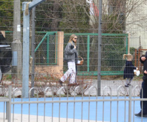 Kasia Tusk z córkami z koszyczkiem przyjechali do Donalda