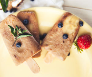 Lody bananowe z masłem orzechowym