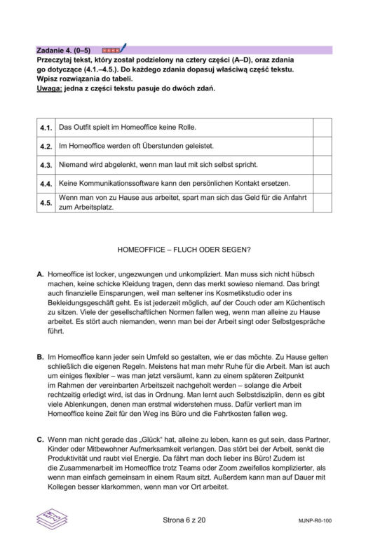 Matura 2026 NIEMIECKI rozszerzony: Arkusze CKE i odpowiedzi - sprawdź, czy zdałeś! 12.05.2026