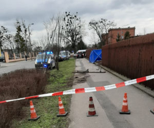 Śmiertelne potrącenie na chodniku
