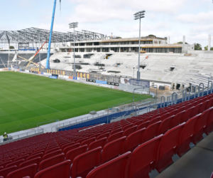 Budowa stadionu w Szczecinie - wrzesień 2021