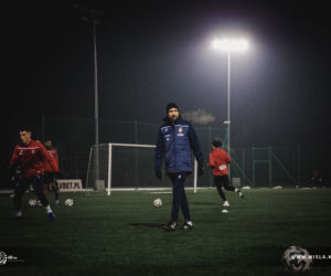 Trening Wisły Kraków przed derbami