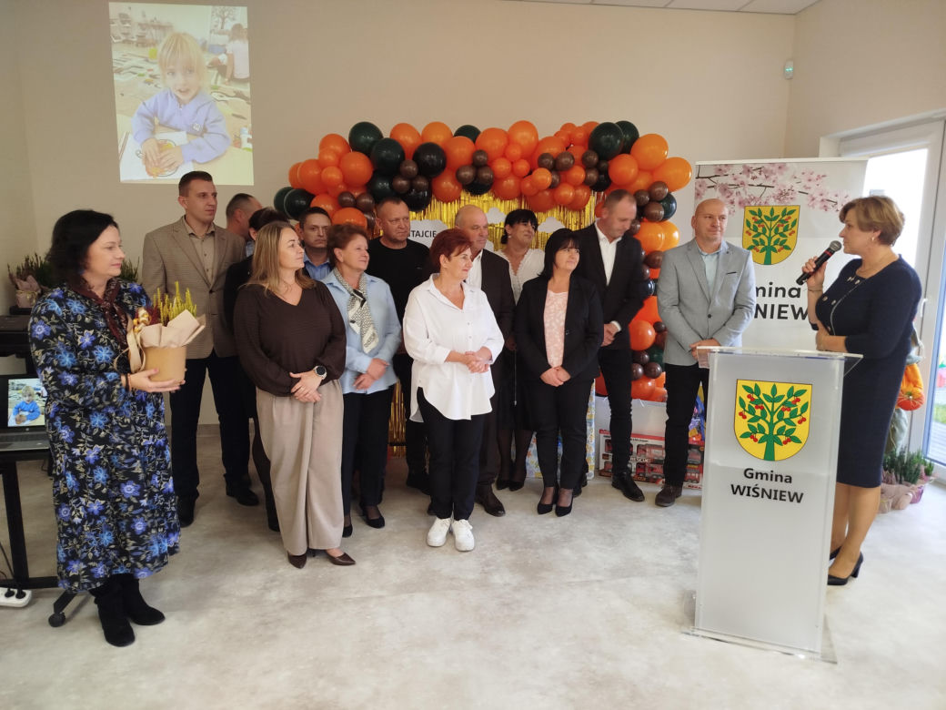 Otwarcie pierwszego publicznego Żłobka Gminnego w Wiśniewie. Z placówki korzysta ok. 30 dzieci