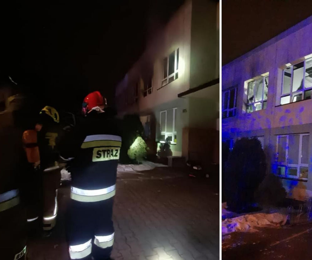 Pożar szkoły w Prawiednikach. Ponad 40 strażaków w akcji!