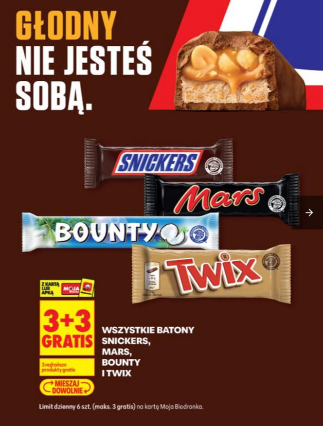 romocje na słodycze w Biedronce