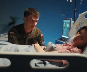 M jak miłość odc. 1928. Tomek Kubicki (Chris Cugowski), Majka (Matylda Giegżno)