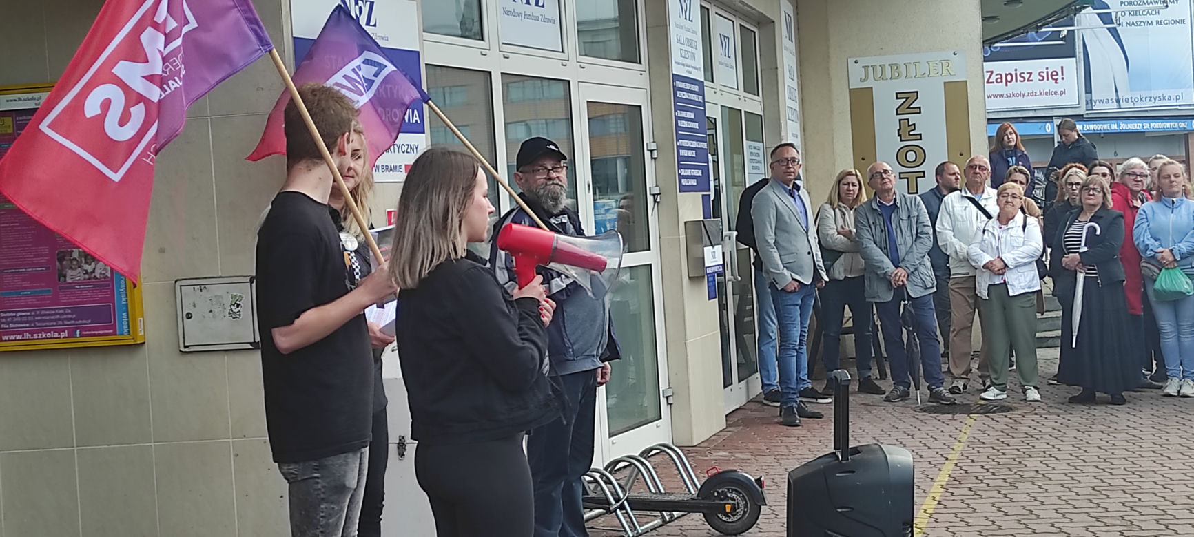 Protest kobiet "Ani jednej więcej!" w Kielcach (14 czerwca 2023)