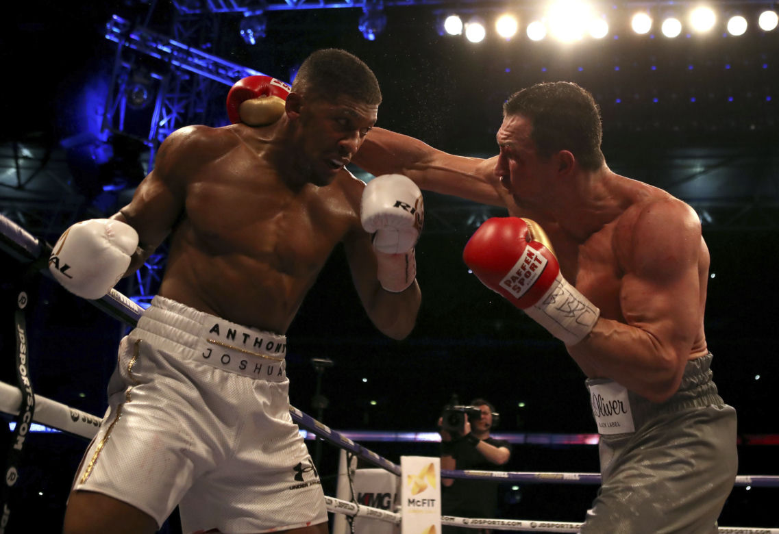 Anthony Joshua, Władimir Klitscho, Kliczko