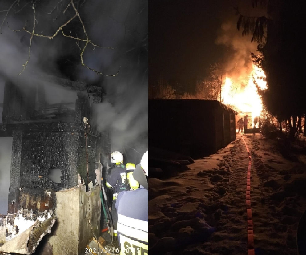 Bełchatów: Dom płonął jak pochodnia! Akcja straży pożarnej w centrum miasta!