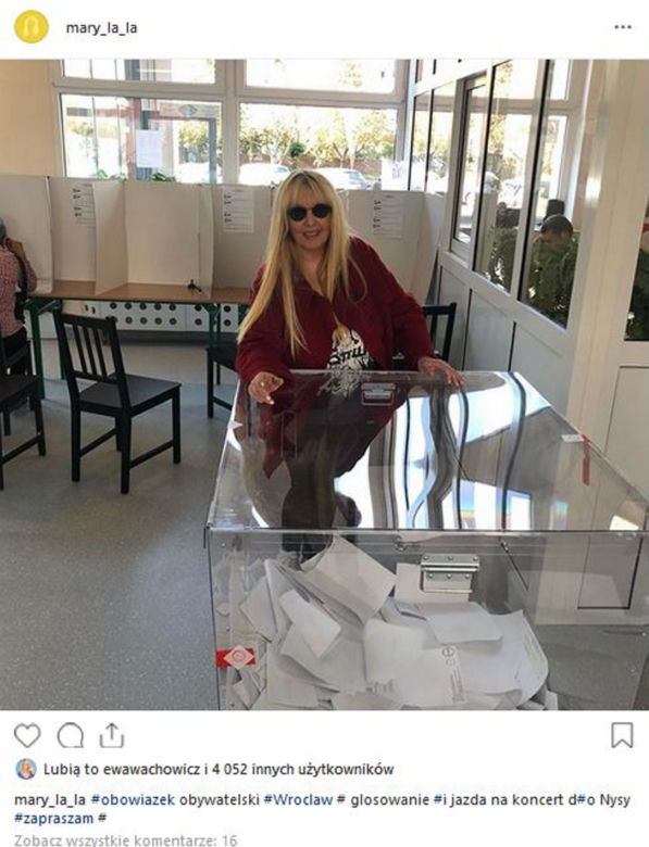 Gwiazdy oddały już swoje głosy w wyborach  cd
