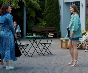 M jak miłość, odcinek 1533, Marysia (Małgorzata Pieńskowska), Franka (Dominika Kachlik)