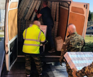 Papierosy za ponad 1,5 mln zł znalezione w busie