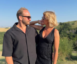 Borys Szyc i Justyna Szyc-Nagłowska na weselu we Włoszech