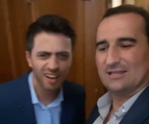Pierwsza miłość po wakacjach 2020. Mikser (Błażej Michalski), Kaśka (Misiek Koterski)