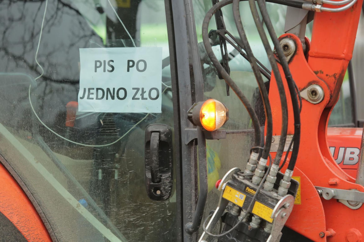   Protest rolników w Olsztynie 20 lutego [ZDJĘCIA]