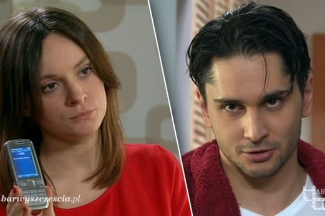 Barwy szczęścia odc. 1151. Irek (Otar Saralidze), Natalia (Maria Dejmek)