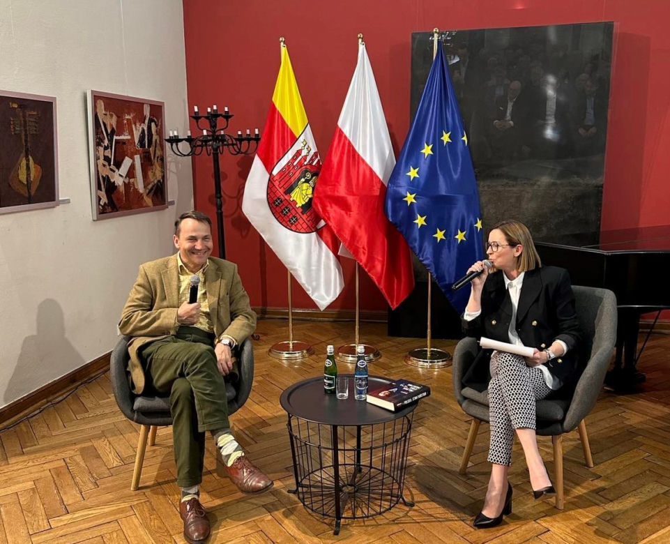 Radosław Sikorski na spotkaniu w Grudziądzu