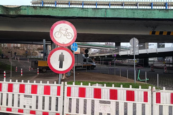 Rozpoczęła się rozbiórka łącznic Trasy Zamkowej