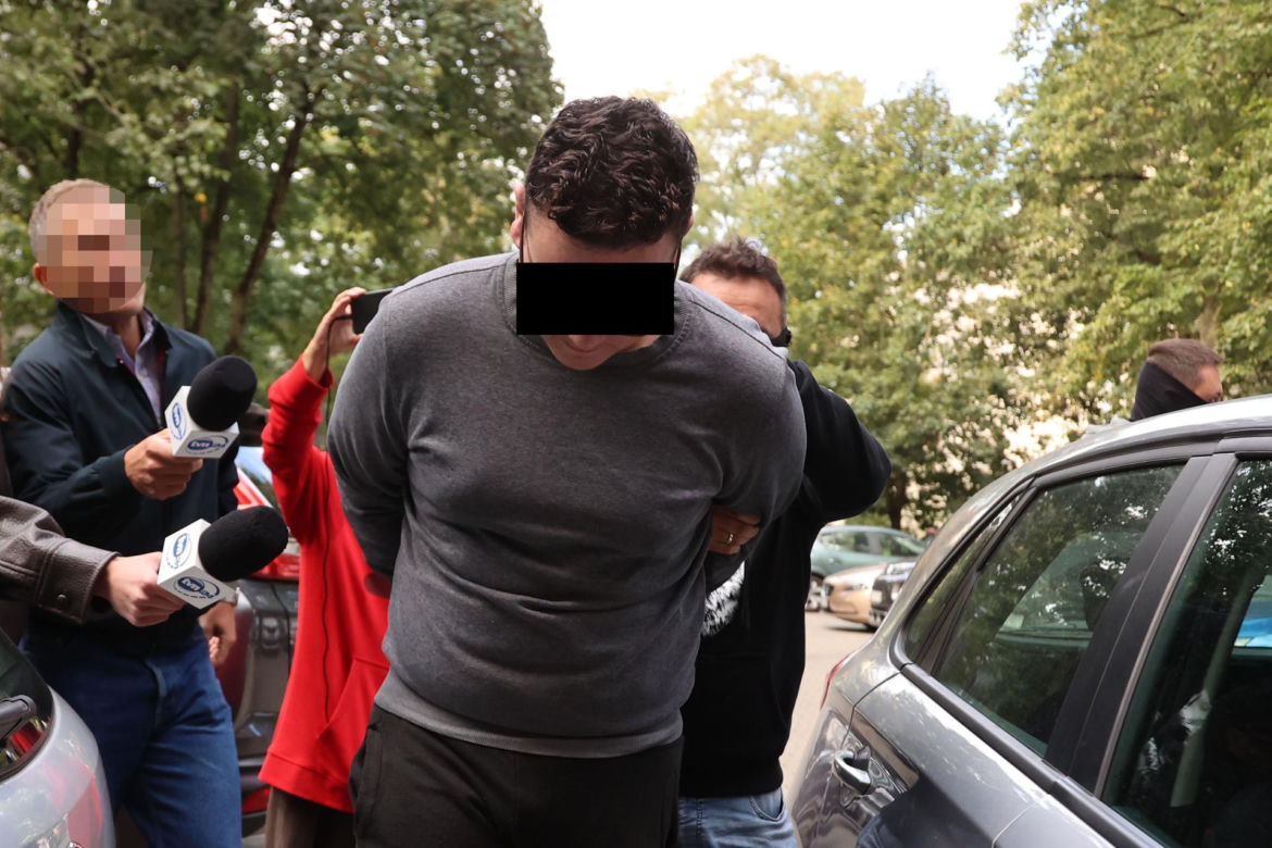 To on wjechał w rodzinę z niemowlęciem. Hubert B. doprowadzony do prokuratury w Krakowie