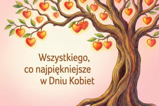 Drzewo serc na Dzień Kobiet