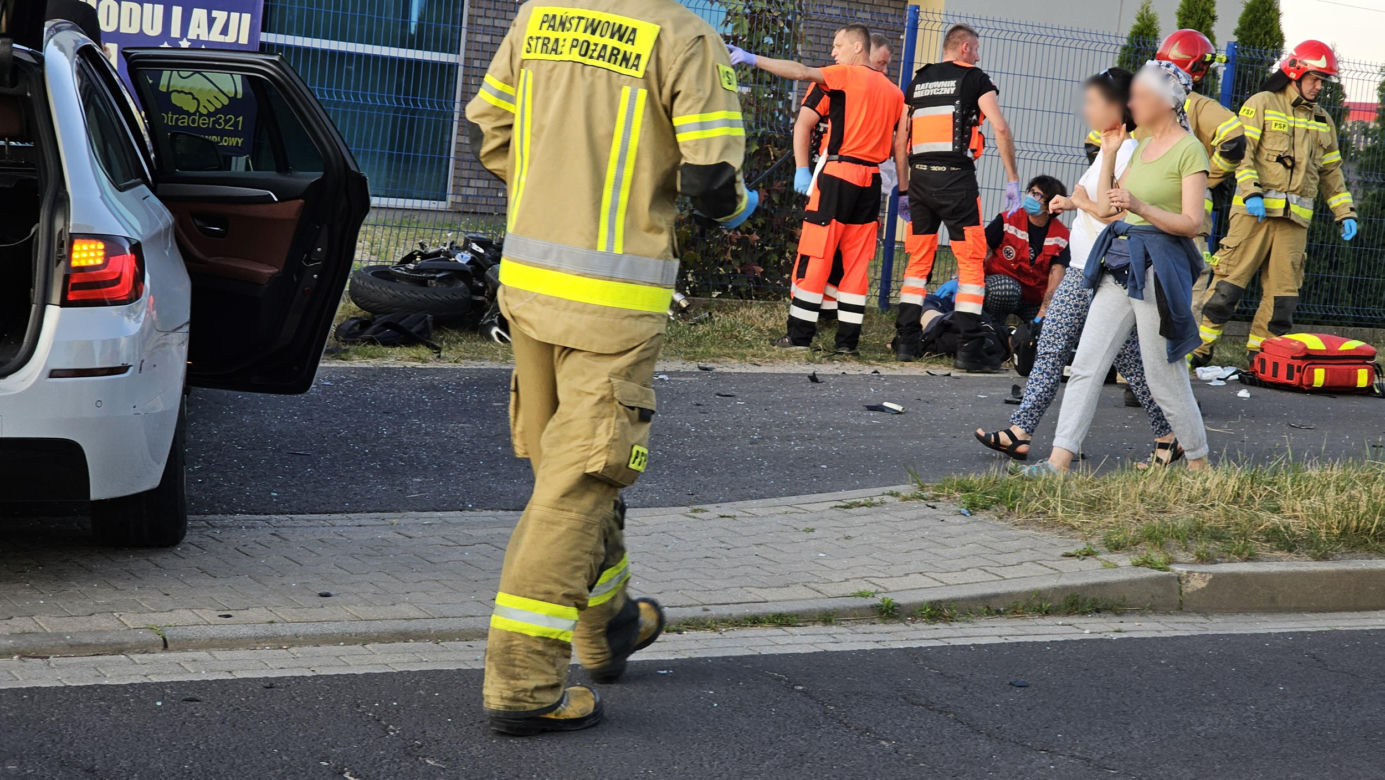 Tragiczny wypadek w Ostrowie Wielkopolskim. Nie żyje młody strażak OSP