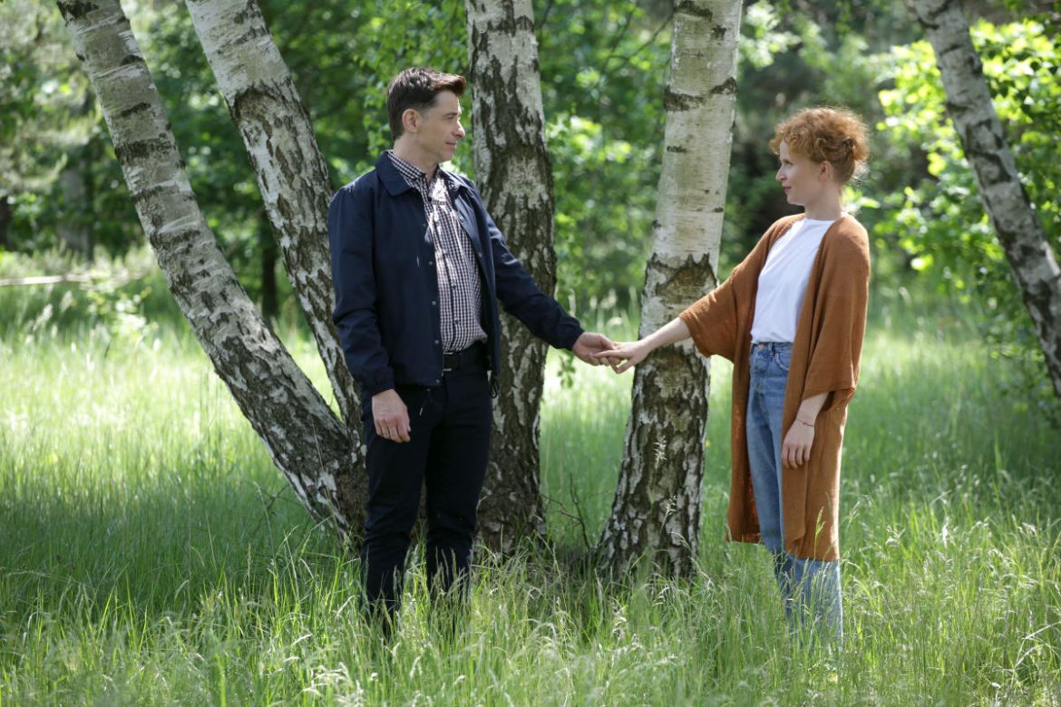M jak miłość odc. 1386. Ewa (Dominika Kluźniak), Marek (Kacper Kuszewski)
