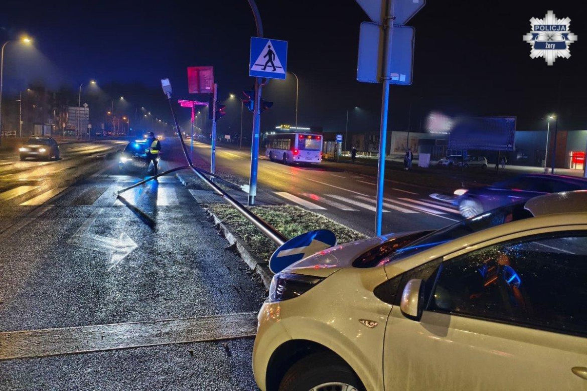 Pijana seniorka za kierownicą