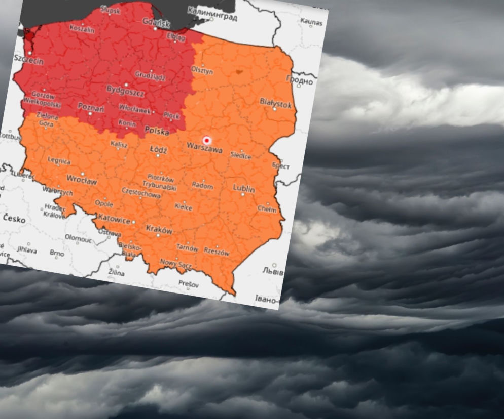 Niż Eunice nadciąga! Przed nami jeszcze silniejsze wichury. Na Warmii i Mazurach ALERT NAJWYŻSZEGO STOPNIA!